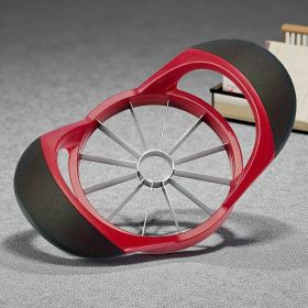 Apple Slicer Corer, Stainless Steel Upgrade 12 Sharp Apple Slicer Large, Ergonomic Plastic Handle Non-slip And Easy To Hold
