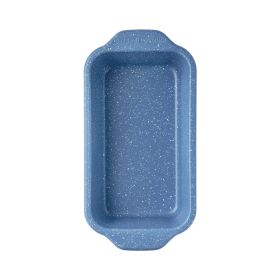 9" x 5" Nonstick Aluminized Steel Loaf Pan, Blue Speckle
